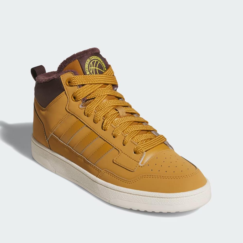 Mužský topánky adidas Sportswear Rapid Court Mid Winterized JR0171 - hnedé