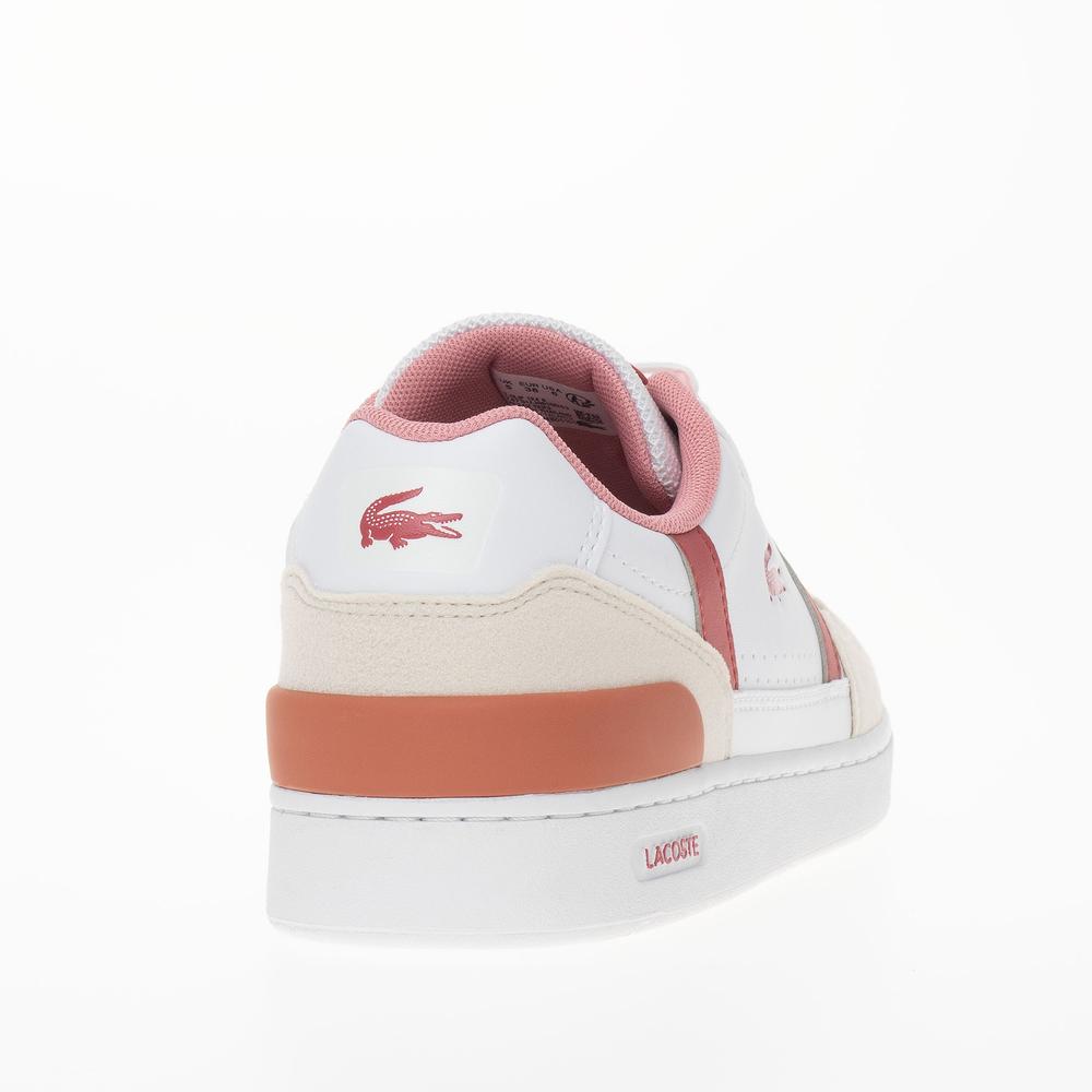 Topánky Lacoste T-Clip 124 6 SUJ 747SUJ0015-B53 - biele