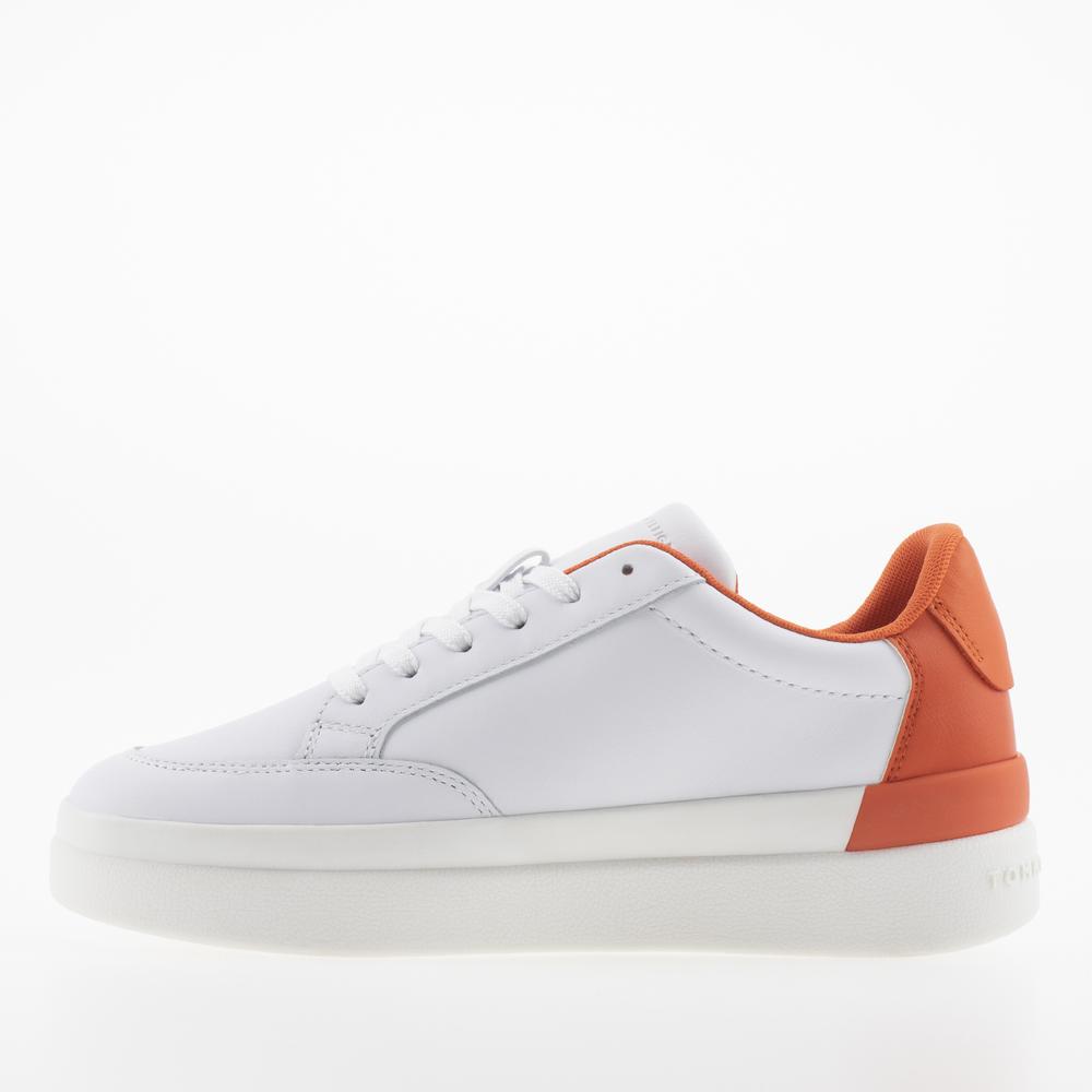 Topánky Tommy Hilfiger Feminine Sneaker With Color FW0FW06896-0K9 - biele