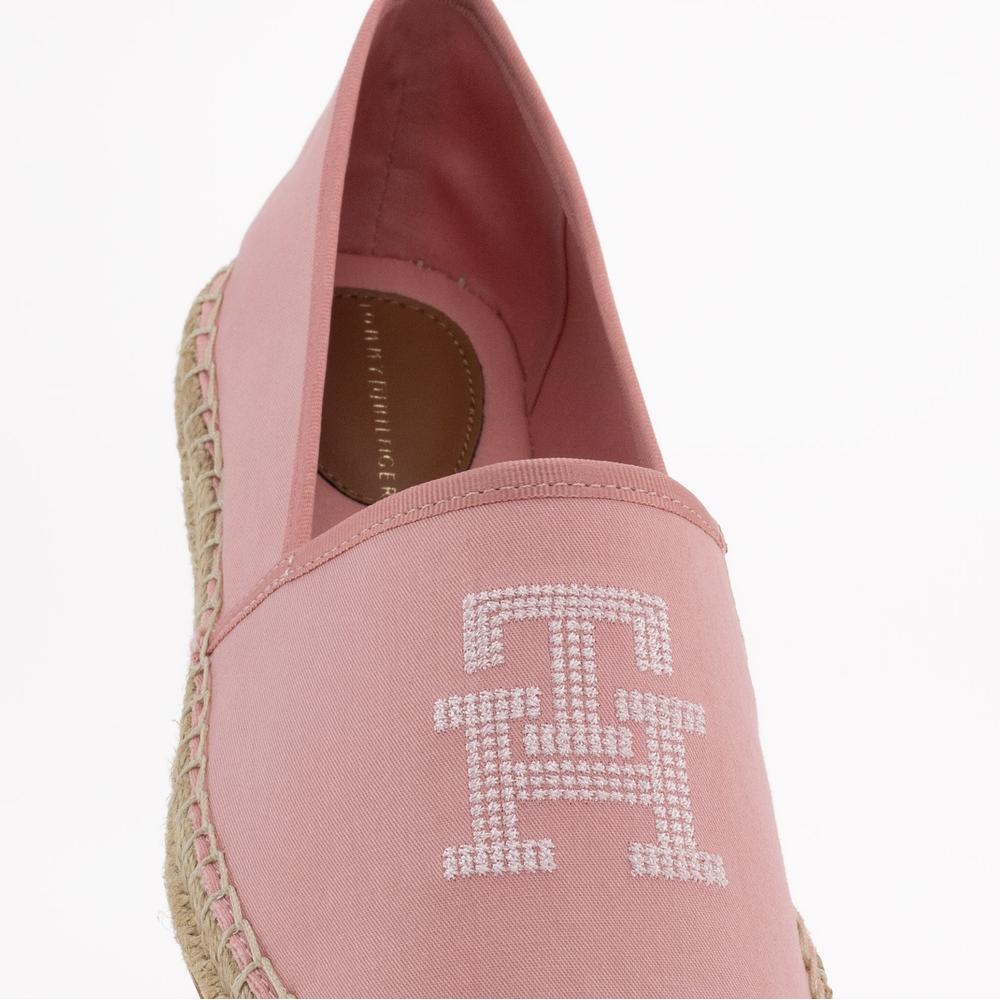 Topánky Tommy Hilfiger Embroidered Espadrille FW0FW07101-TQS - ružové
