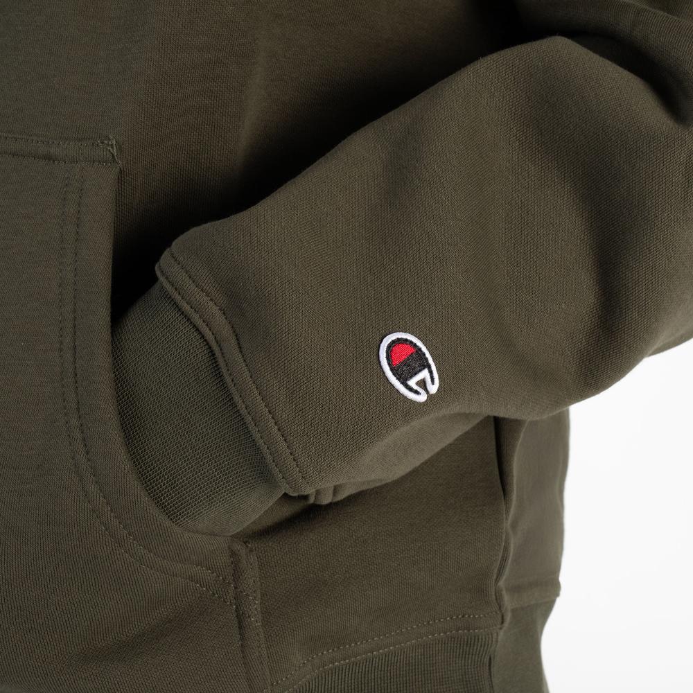 Blúza Champion Full Zip Hoodie 220276-GS508 - zelené