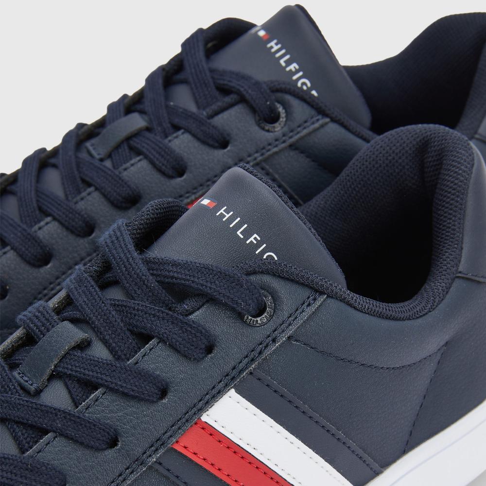 Topánky Tommy Hilfiger Corporate Cup FM0FM04275-DW5 - tmavomodré