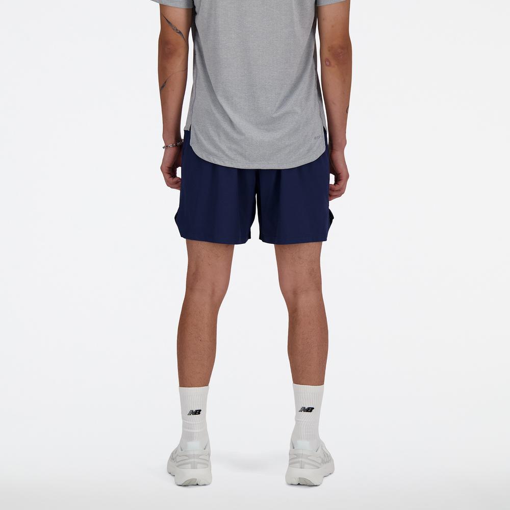 Pánske šortky New Balance MS41283NNY - tmavomodré