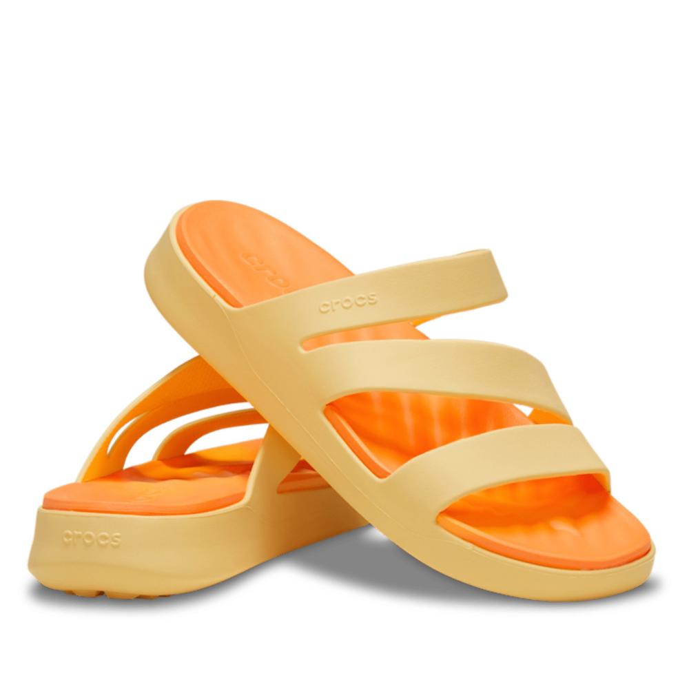 Klapky Crocs Getaway Strappy 209587-78Z - žltá