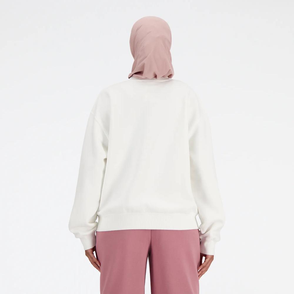 Dámska mikina New Balance WT41517WT - biele