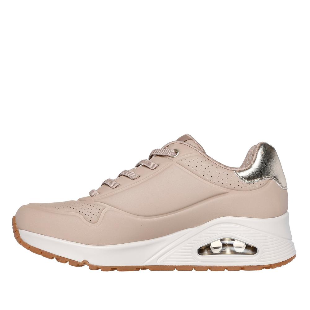 Topánky Skechers Uno Shimmer Away 155196NUDE - béžové
