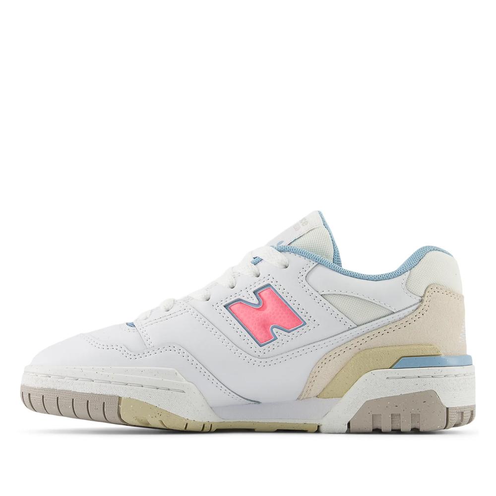 Detské topánky New Balance GSB550EP – biele