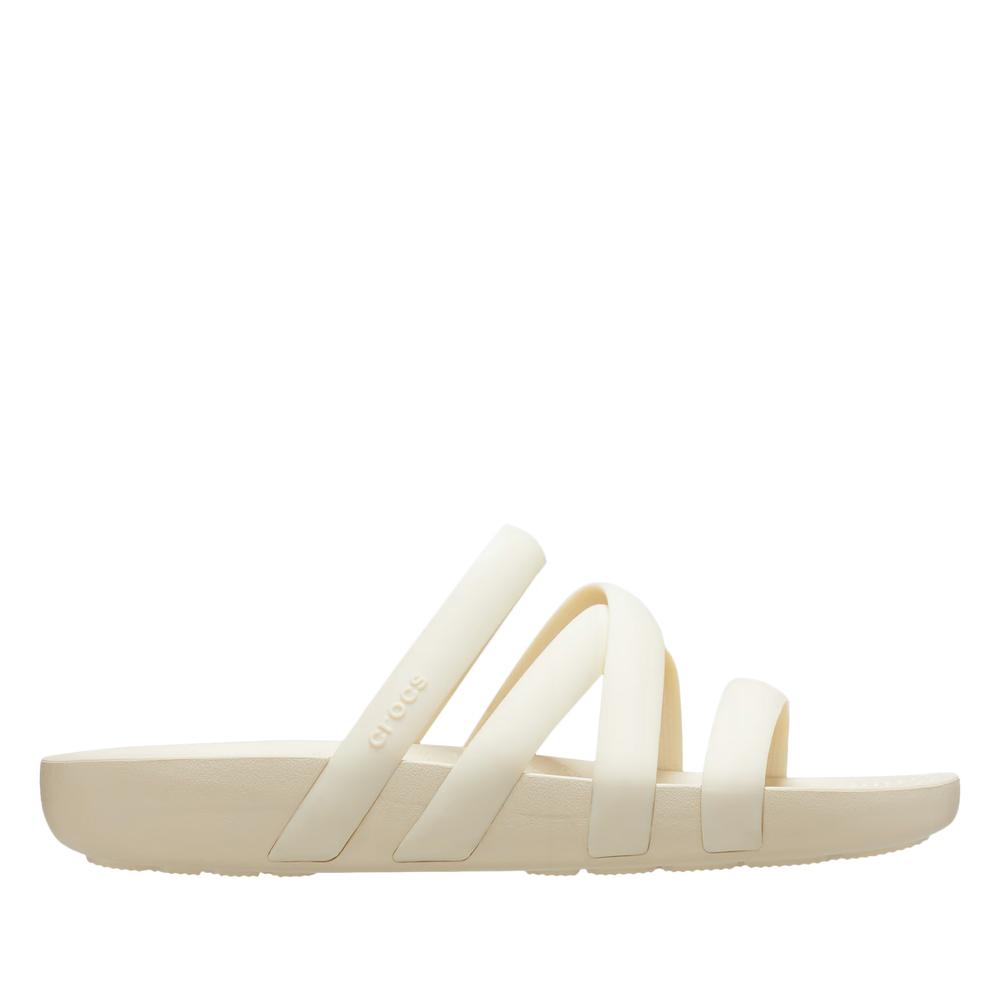 Klapky Crocs Splash Strappy Sandal 208217-2Y2 - krémové