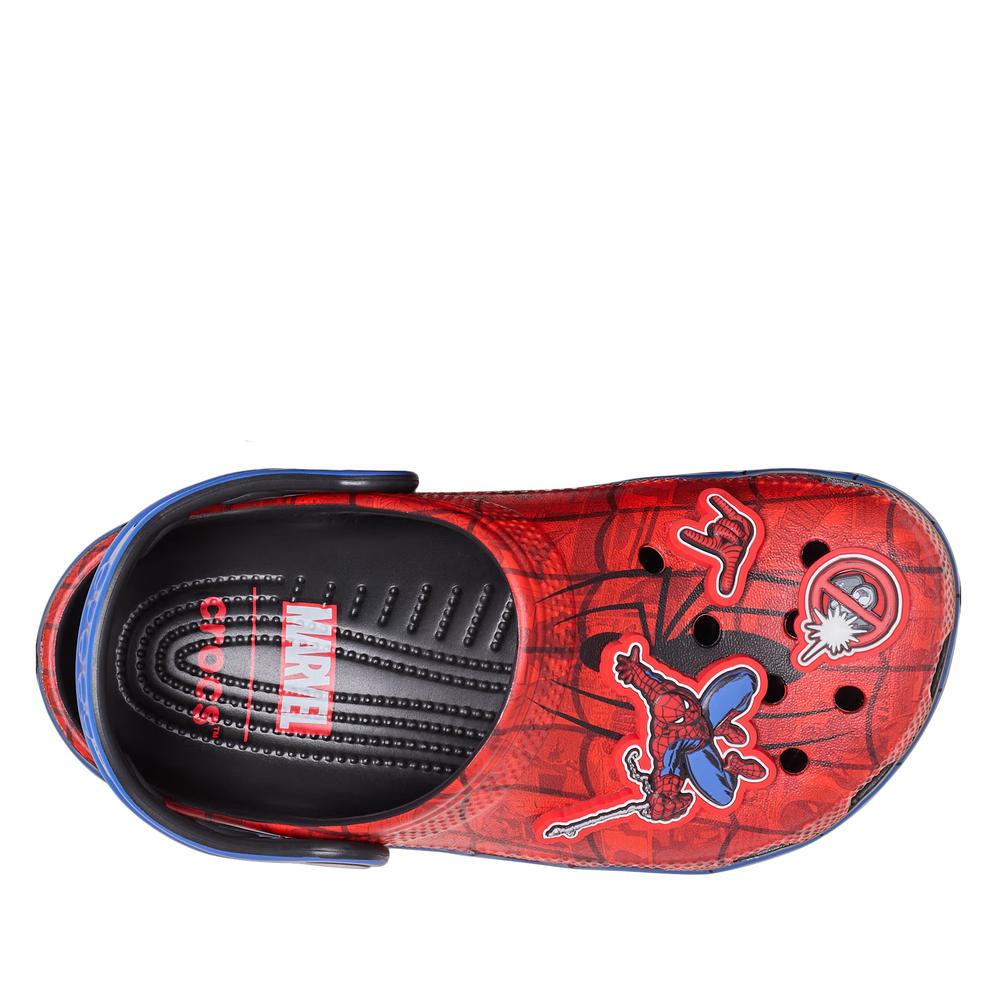 Klapky Crocs Spider-Man Classic Clog 211409-90H - červené