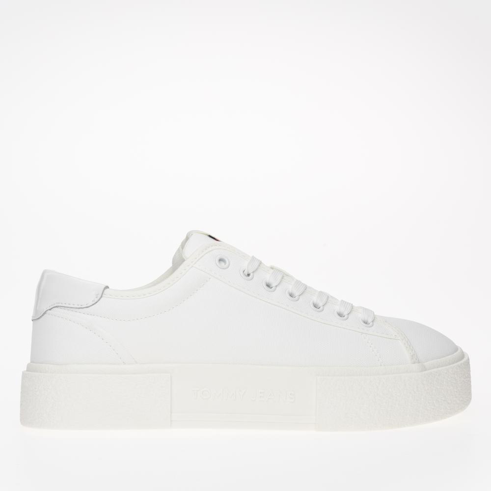Topánky Tommy Jeans Floxing Flatform EN0EN02480-YBL - biele