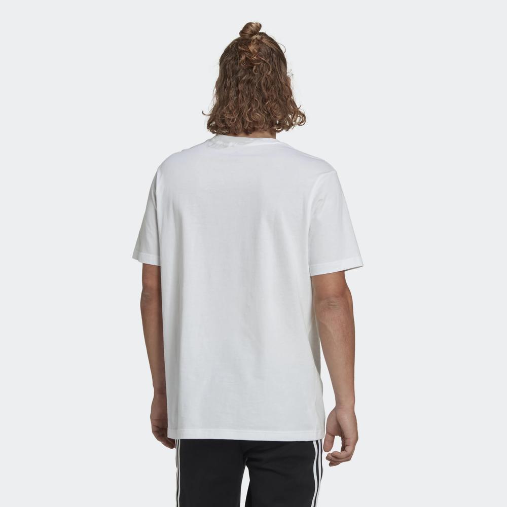 Tričko adidas Essentials BrandLove HL9386 - biele