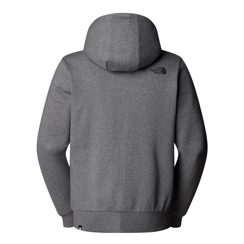 Blúza The North Face Simple Dome Full Zip 0A89FDDYY1 - šedý