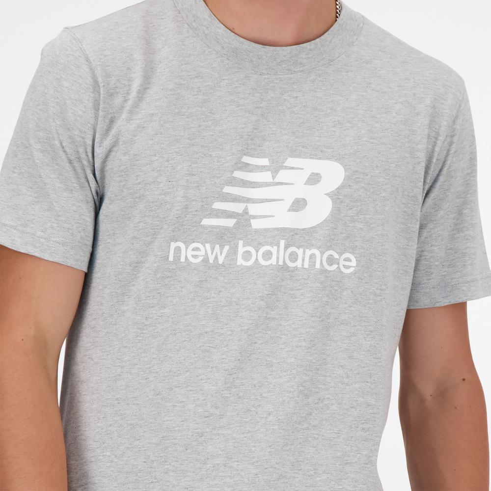 Pánske tričko New Balance MT41502AG - šedý