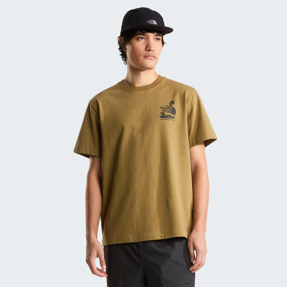 Tričko pánske The North Face Stones 0A8G9R2EL1 - hnedé