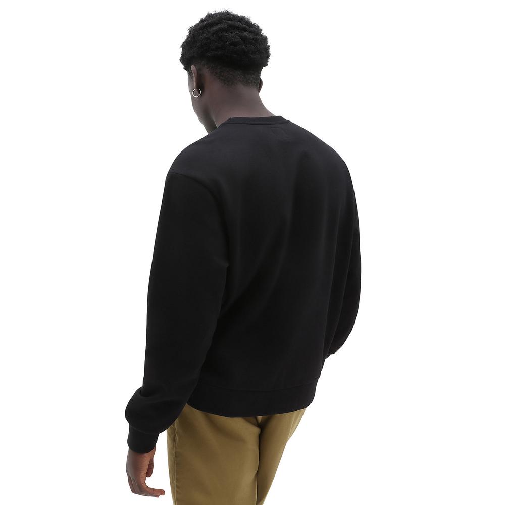 Blúza Vans Relaxed Fit Crew VN0007FPBLK1 - čierne
