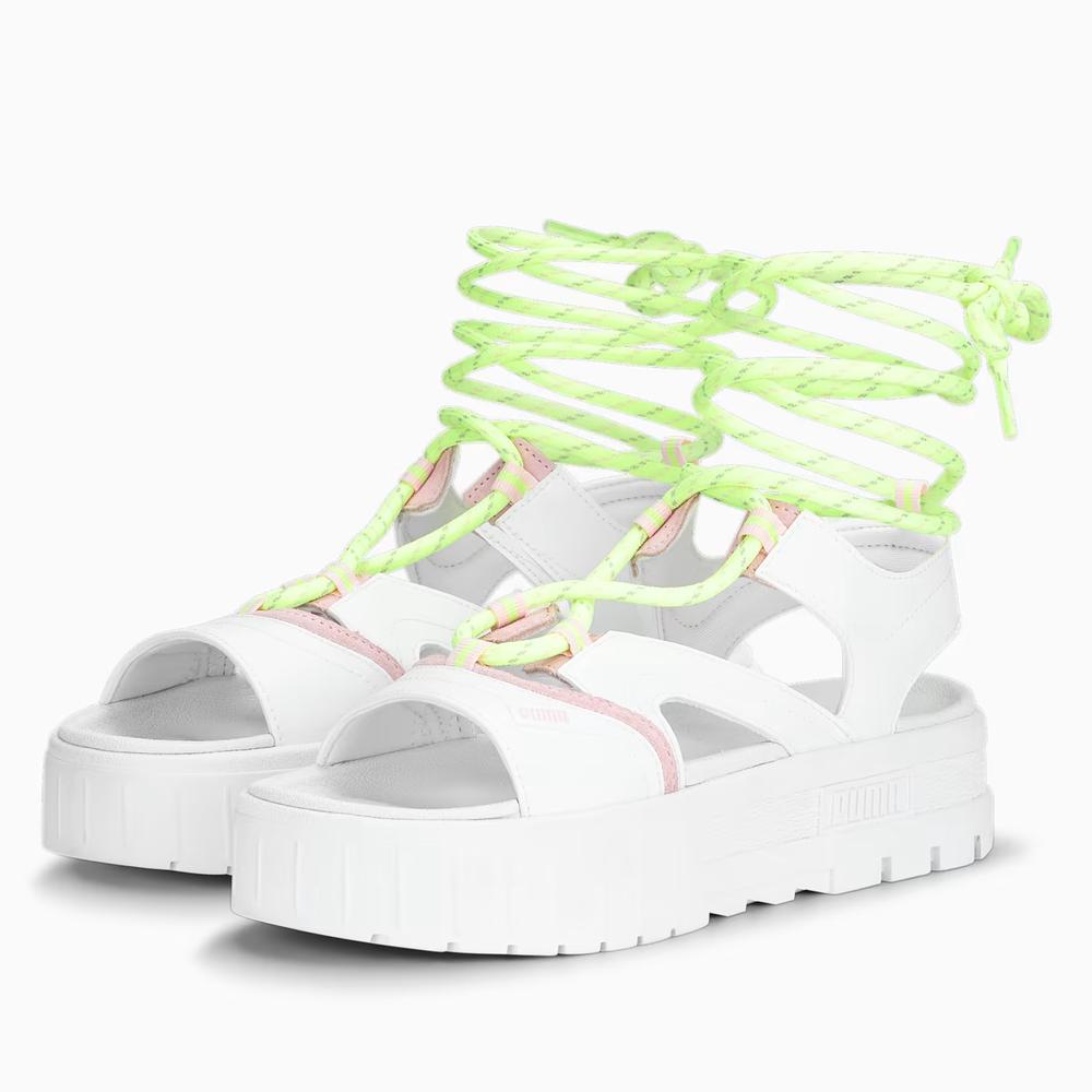 Sandále Puma Mayze Lace Pop 39063801 - biele
