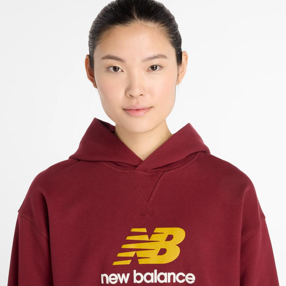 Dámská bunda New Balance WT51501MHB - bordóvé