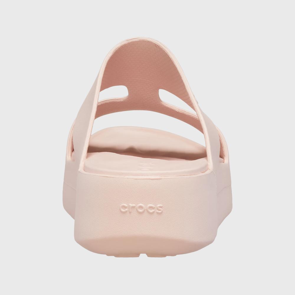 Klapky Crocs Getaway Platform H-Strap 209409-6UR - ružové