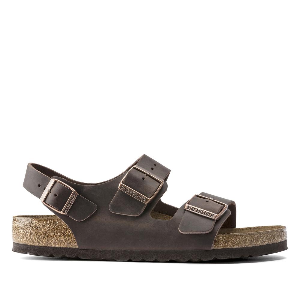 Sandále pánske Birkenstock Milano 34871 - hnedé