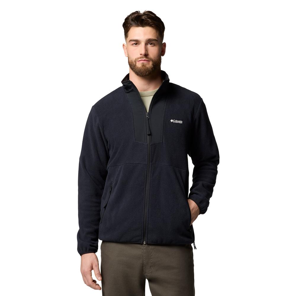 Mužský blúzka dresová Columbia Sequoia Grove Fleece 2095891011 - čierne