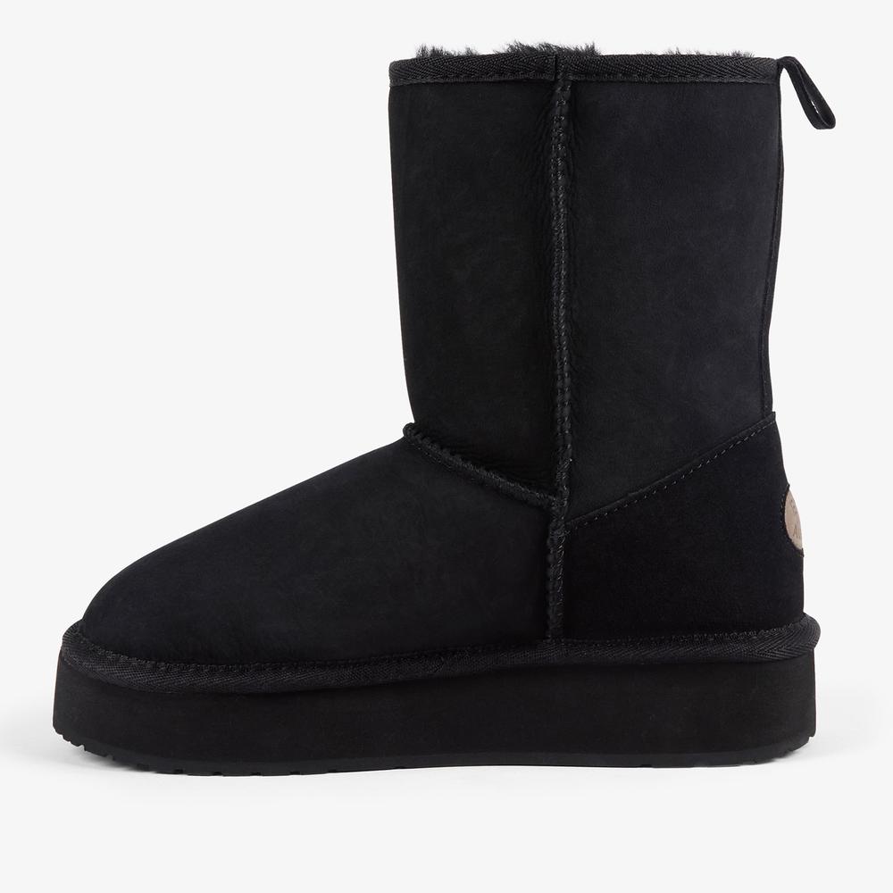 Dámske topánky Emu Australia Stinger Lo Flatform W13190BLAK - čierne