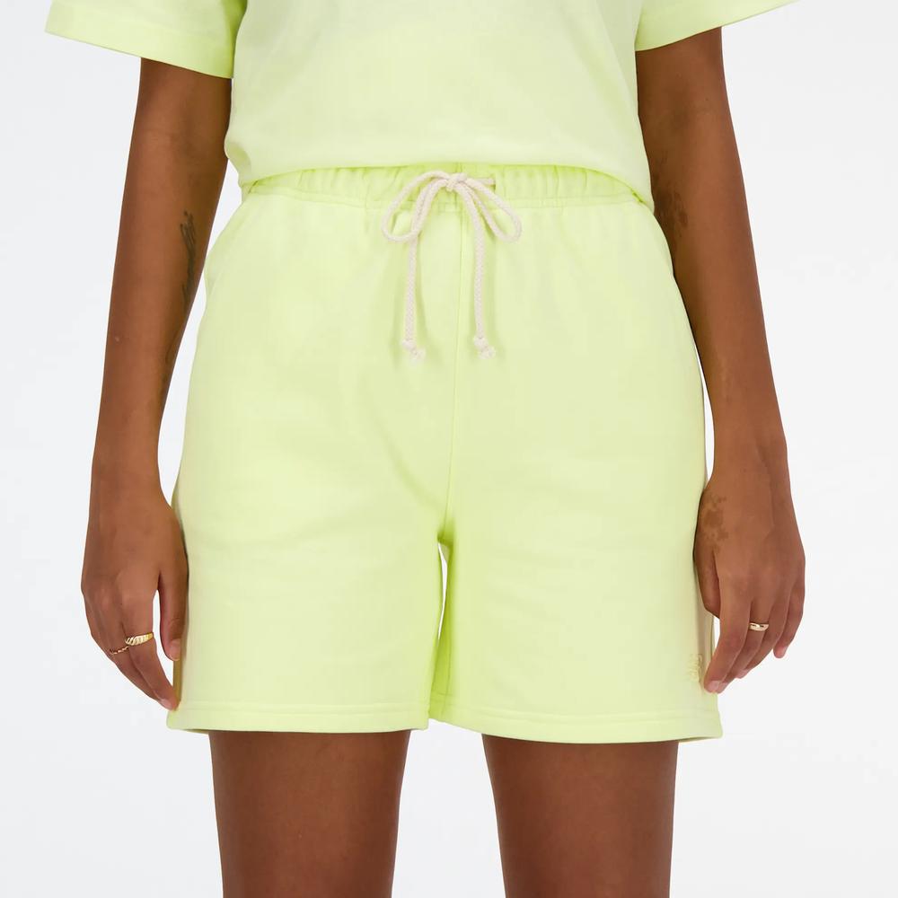 Dámske šortky New Balance WS41508LLT - zelené