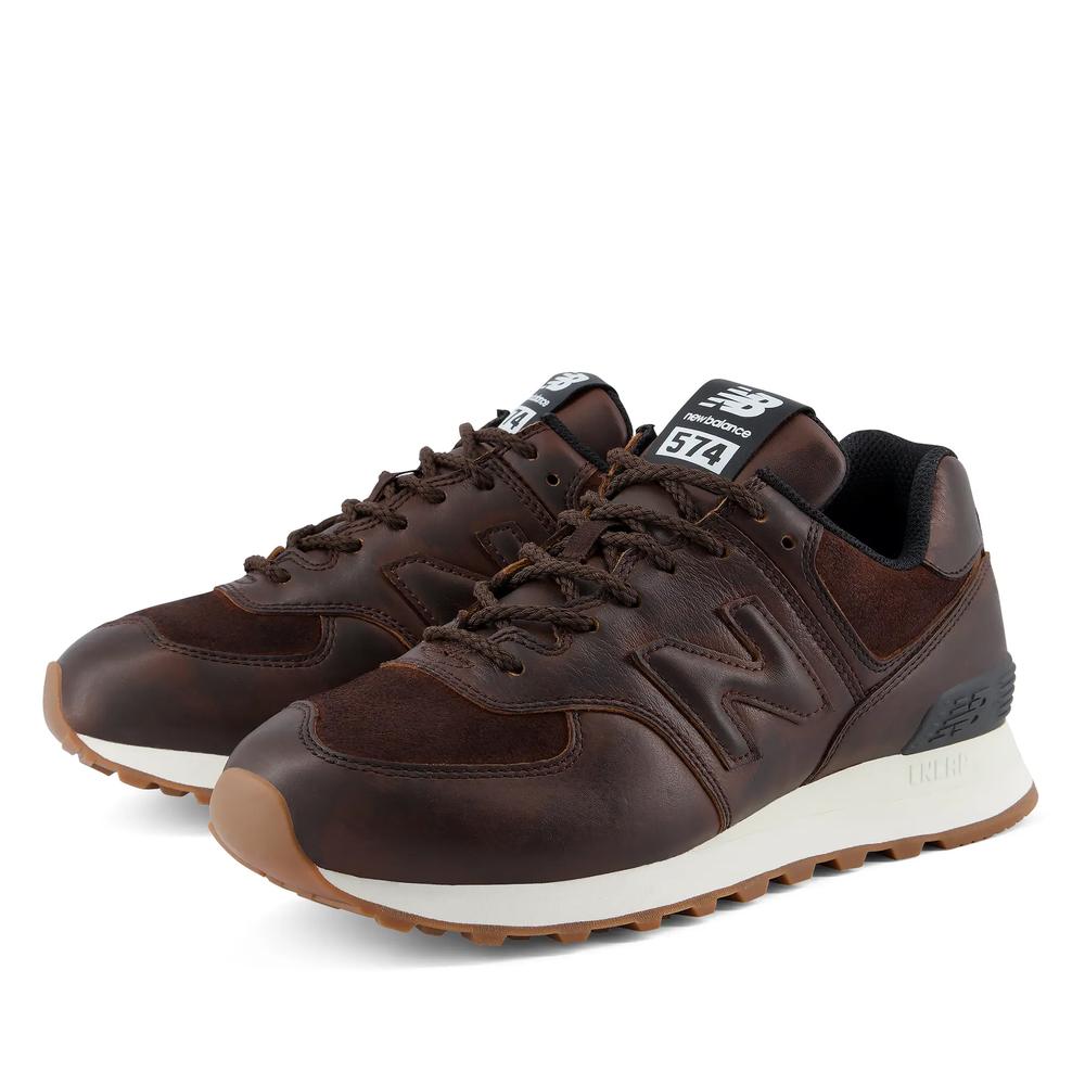 Dámske topánky New Balance W574HM - hnedé