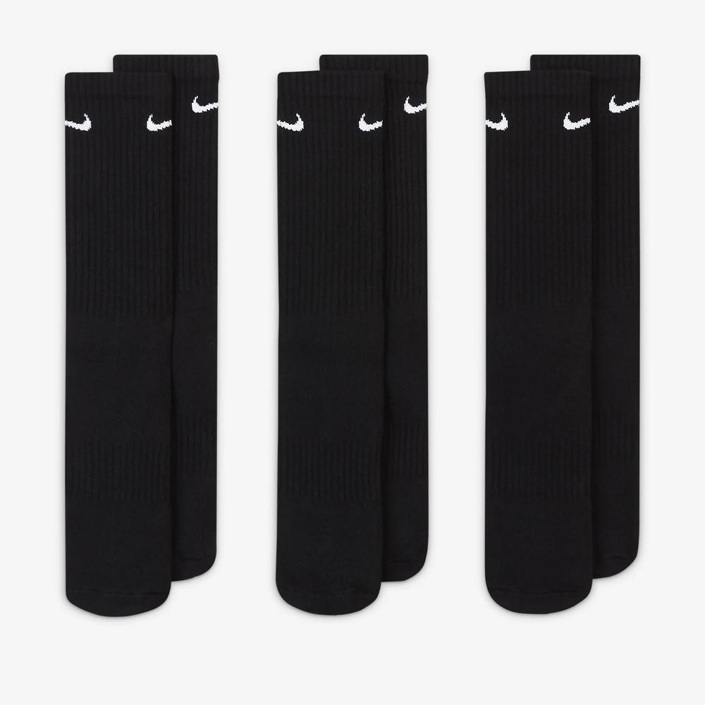 Ponožky Nike Everyday Cushioned Training Crew SX7664-010 - čierne