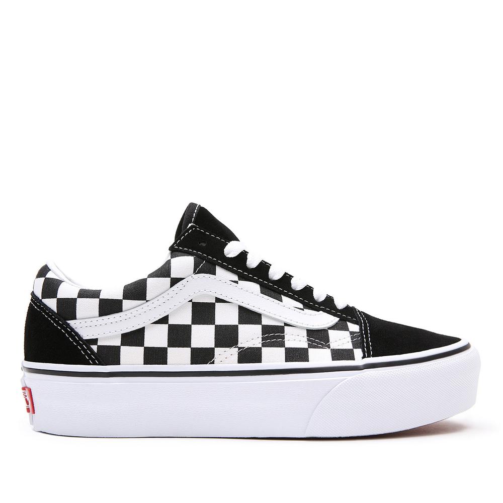 Topánky Vans Checkerboard Old Skool Platform VN0A3B3UHRK1 - čierne