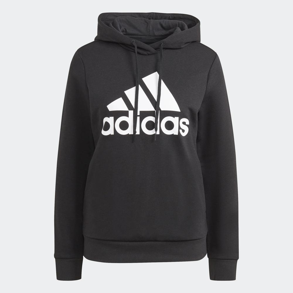 Blúza adidas Loungewear Essentials Logo Fleece Hoodie GL0653 - čierne