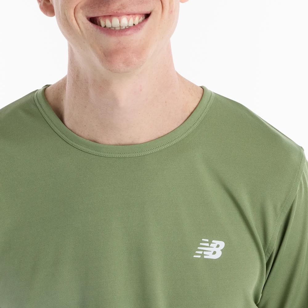 Pánske tričko New Balance MT61O0U4AAR - zelené