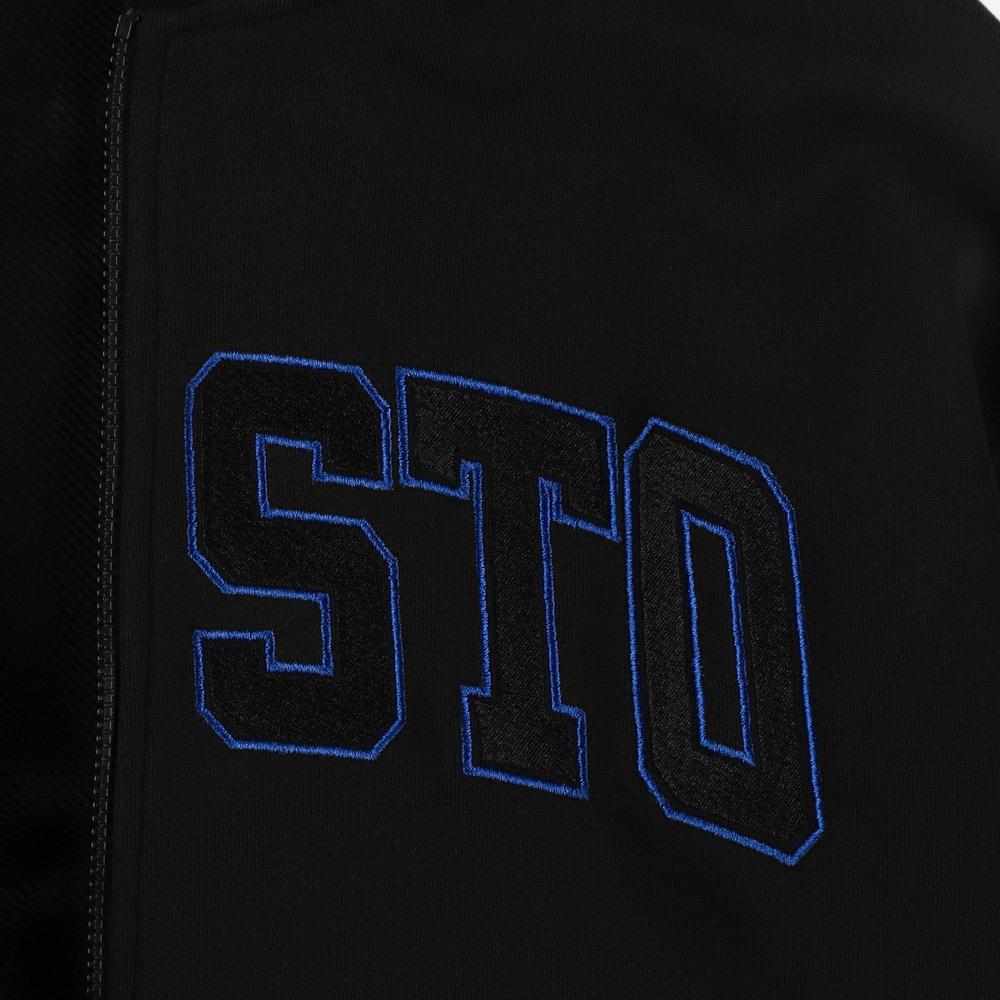 Pánske blúza Prosto Zip Hoodie Axel KL251MSWE2181 - čierne