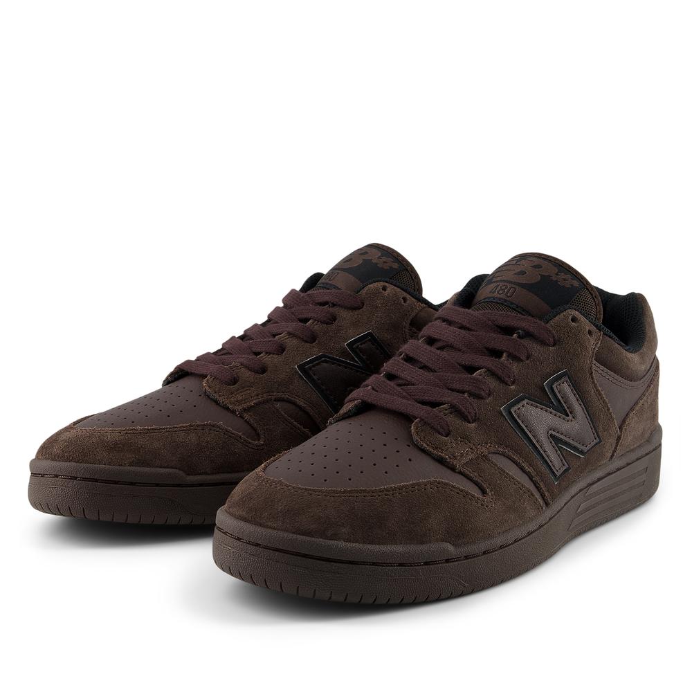 Pánske topánky New Balance Numeric UN480CHC - hnedé