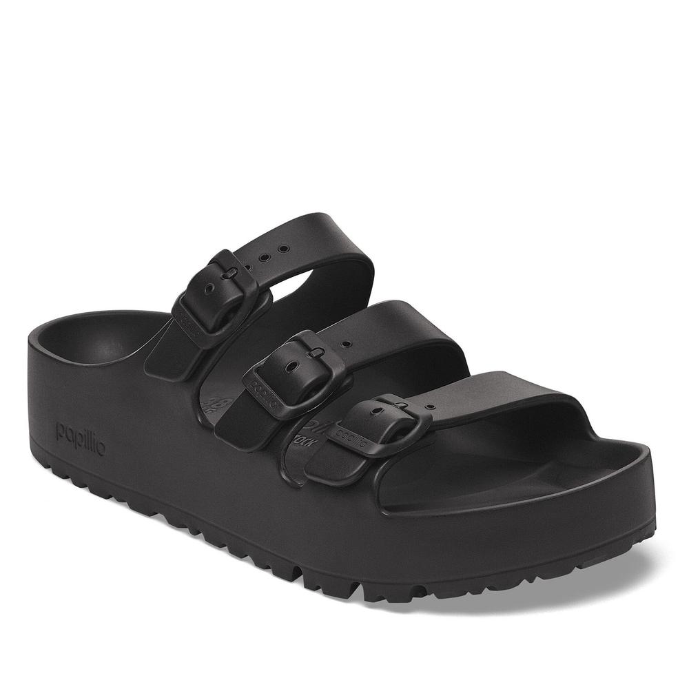 Klapky Birkenstock Florida Eva Flex Platform 1029738 - čierne