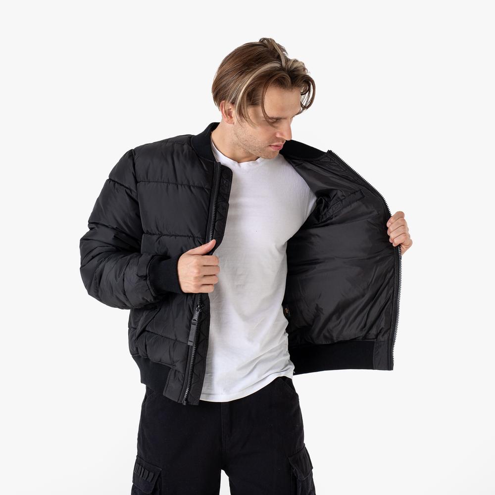 Bunda Alpha Industries MA-1 Puffer Bomber 13811603- čierne