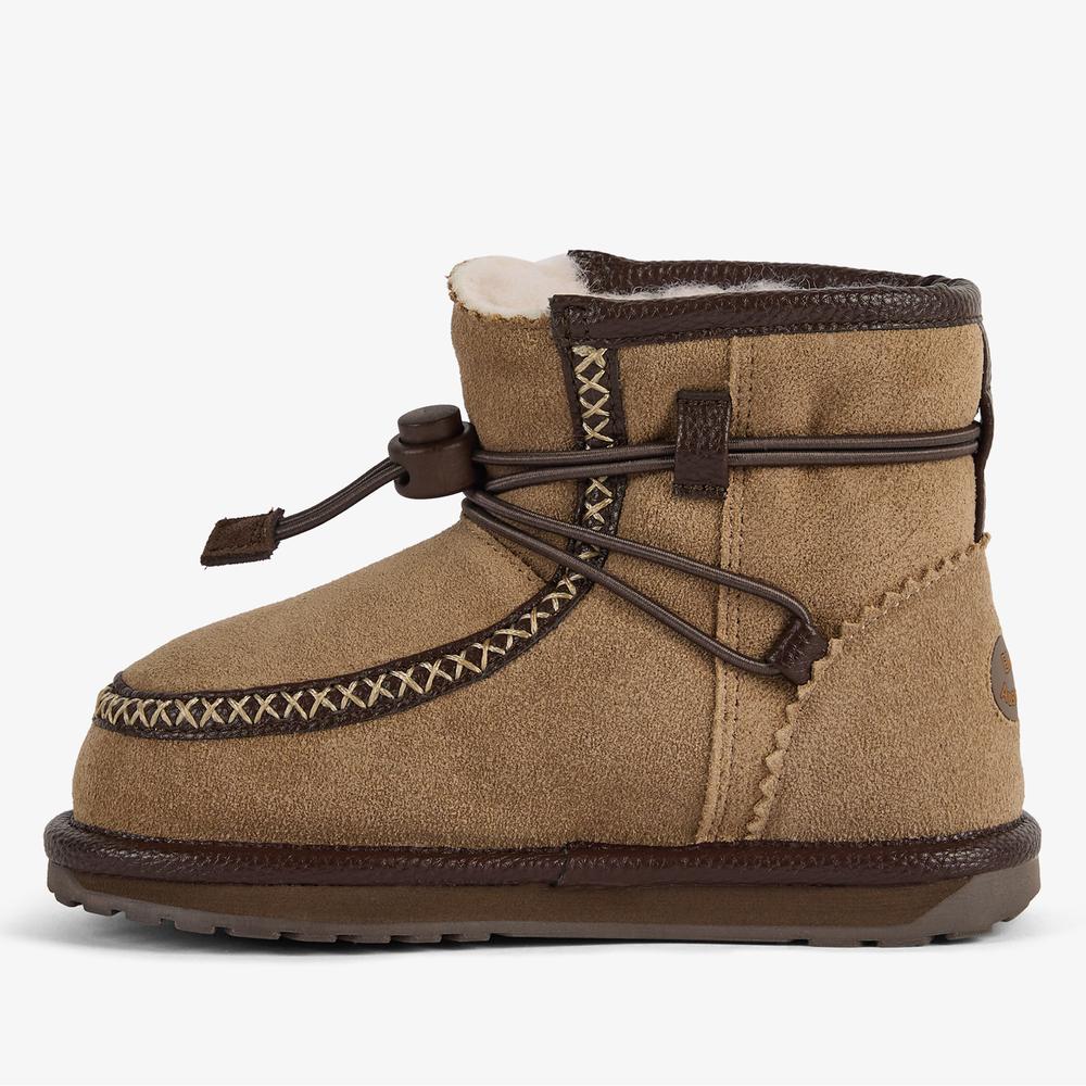Detské topánky Emu Australia Hunter Mini K13349MUSH - hnedé
