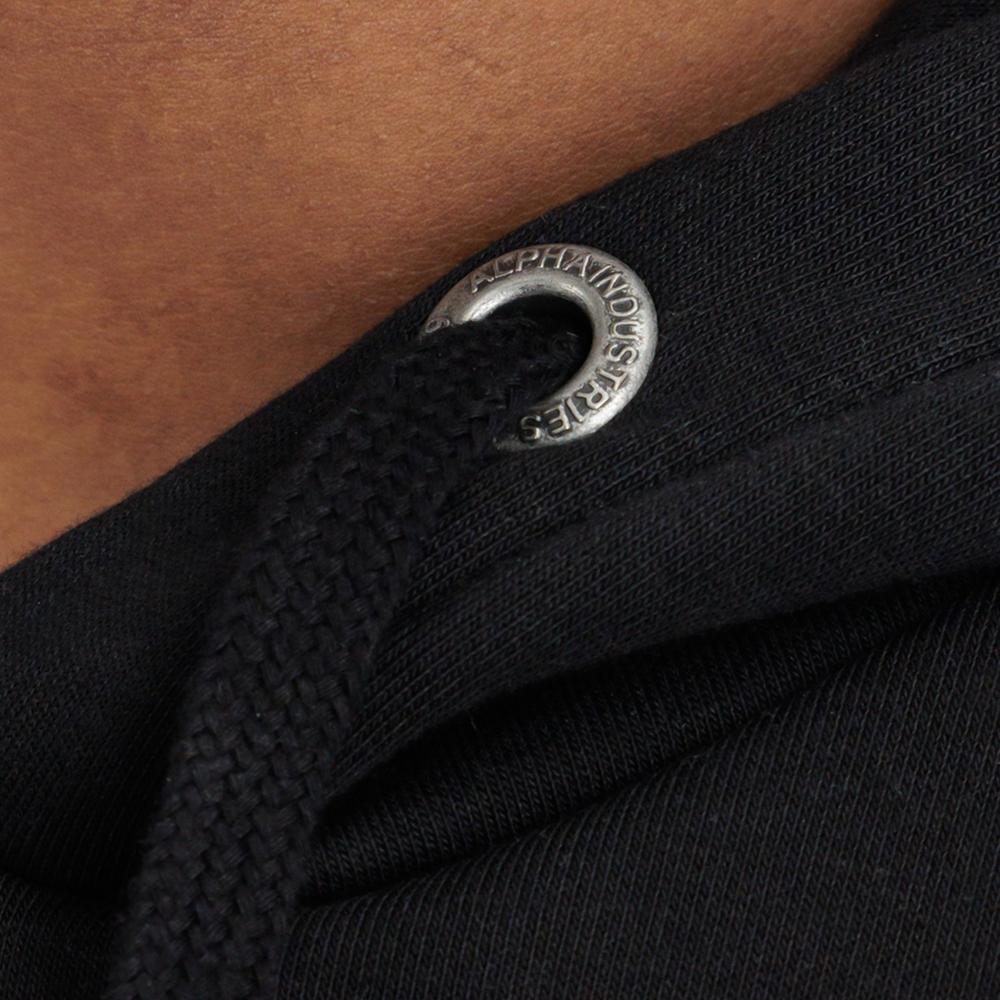 Blúza Alpha Industries Taped Pocket Hoody 13833203 - čierne