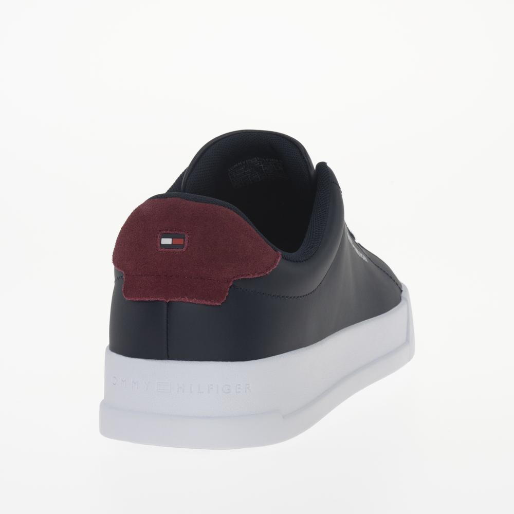 Topánky Tommy Hilfiger Court Leather FM0FM04971-DW5 - tmavomodré