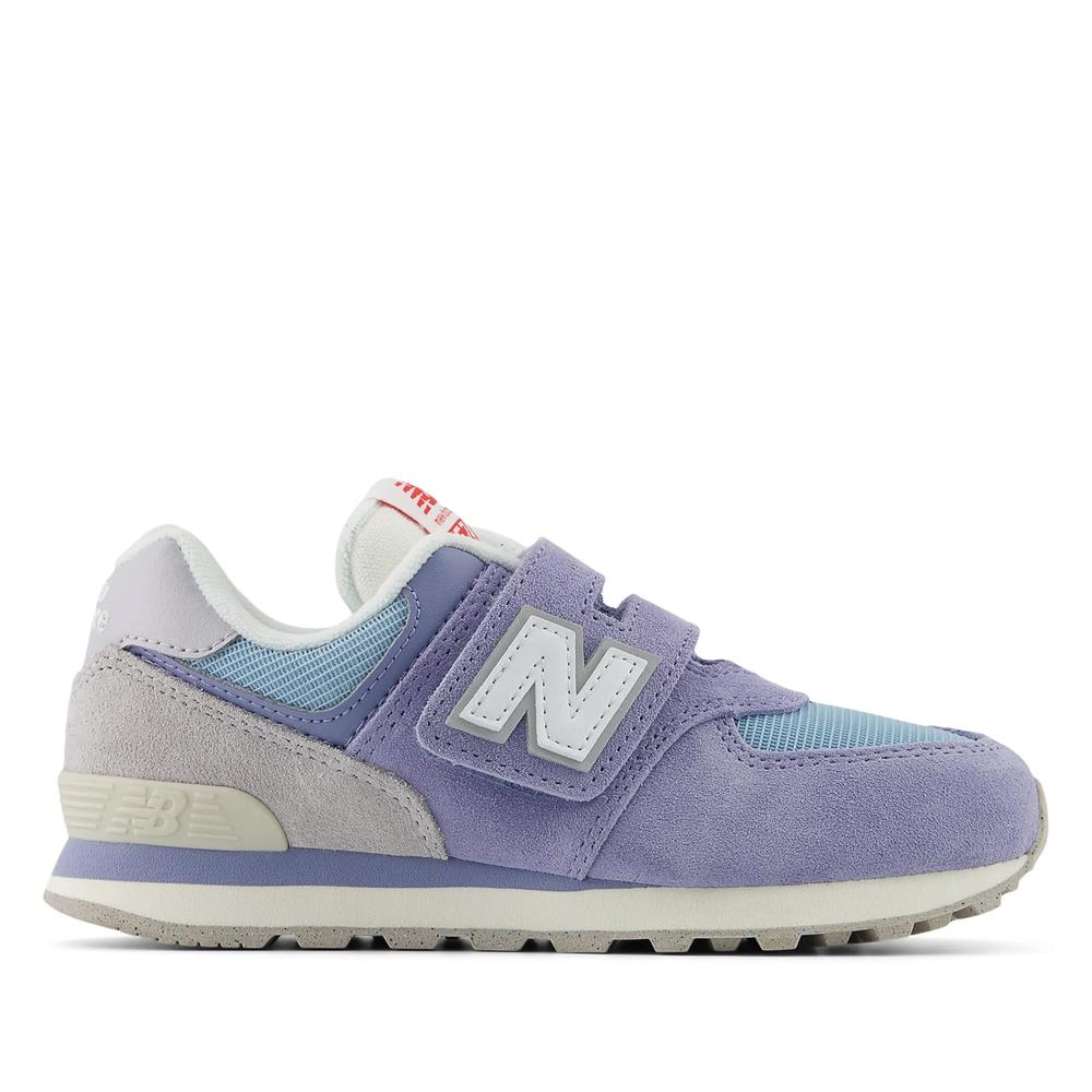 Detské topánky New Balance PV574BLG - fialové