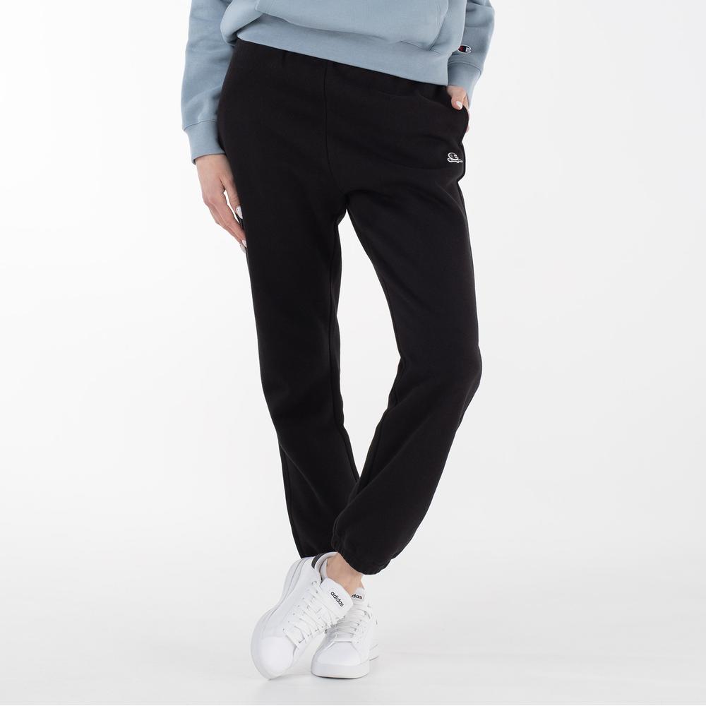 Nohavice Champion C Logo Embroidery Fleece 115487-KK001 - čierne