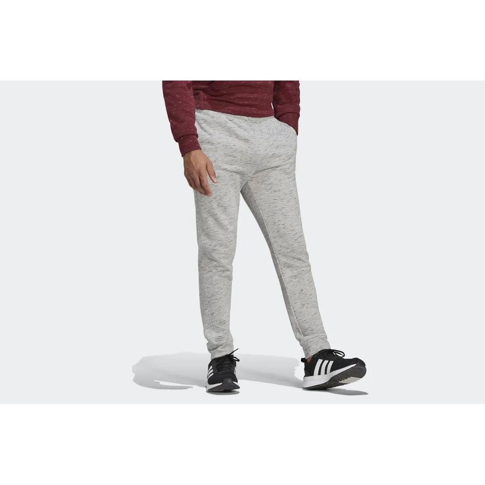Nohavice adidas Essentials French Terry Melange HE1795 - šedý