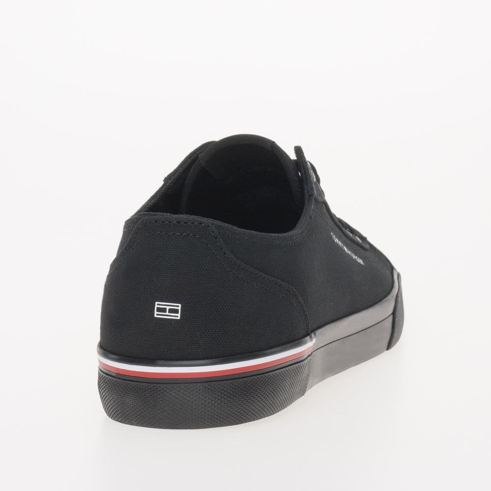 Topánky Tommy Hilfiger Corporate Vulc Canvas FM0FM04954-BDS - čierne