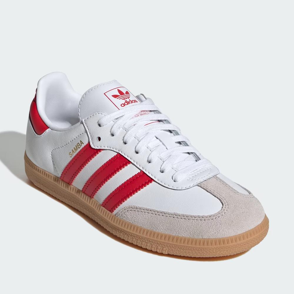 Detské topánky adidas Originals Samba OG J JQ2833 - biele