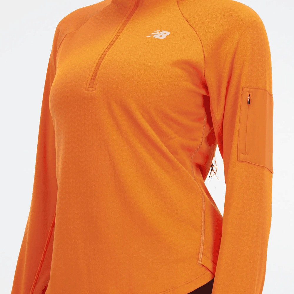 Dámska mikina New Balance WT23252CEN – pomarančové