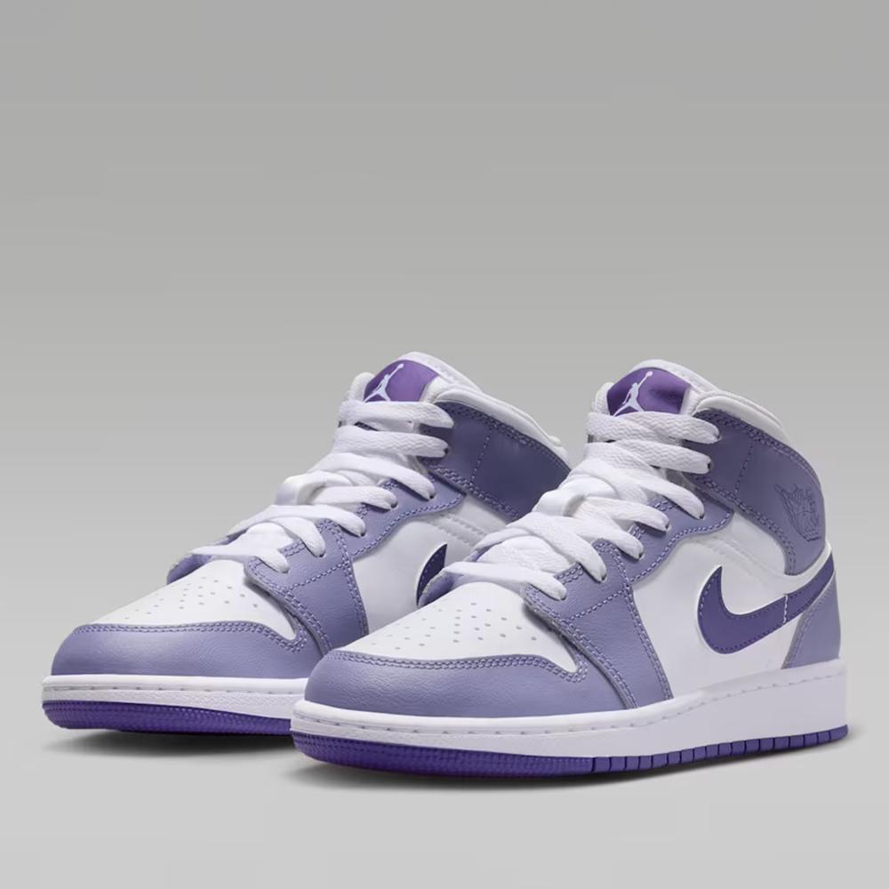 Detské topánky Nike Air Jordan 1 Mid DQ8423-500 - fialové