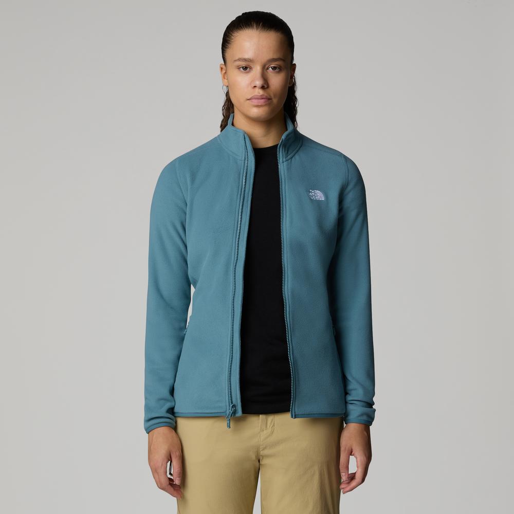 Dámske blúza The North Face 100 Glacier Full-Zip Fleece 0A855O4221 - modré