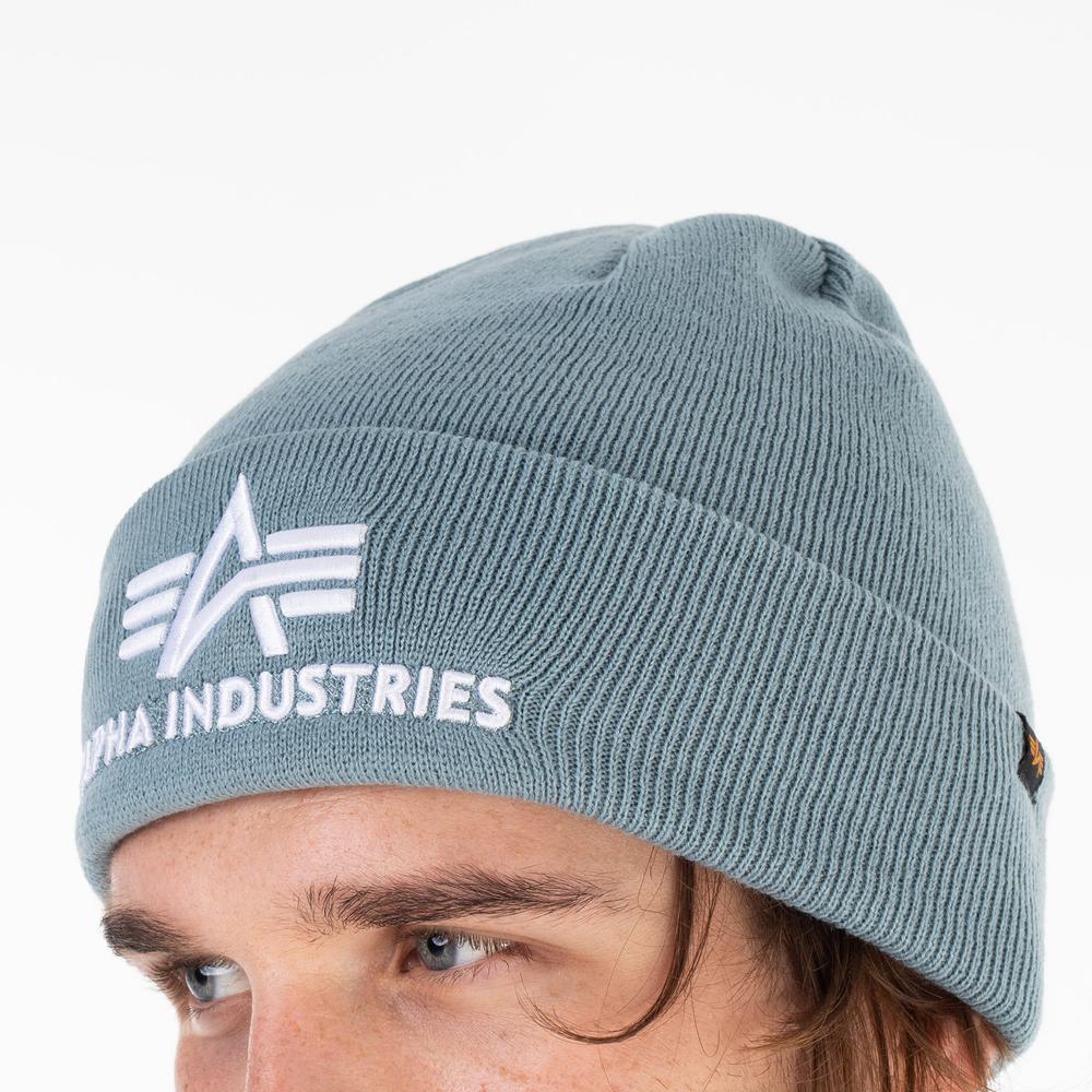 Čiapka Alpha Industries 3D Beanie 168910134 - modré