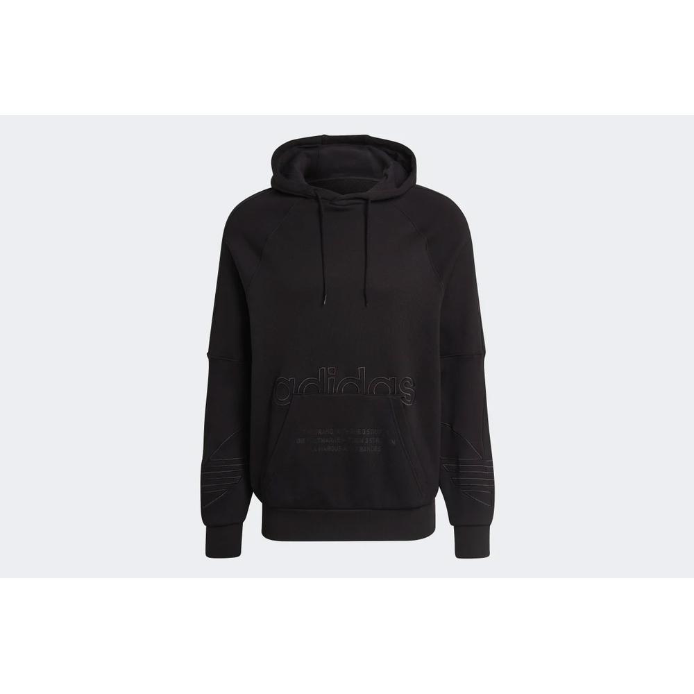 Blúza adidas Originals Graphics Tricolor Hoodie H13453 - čierne