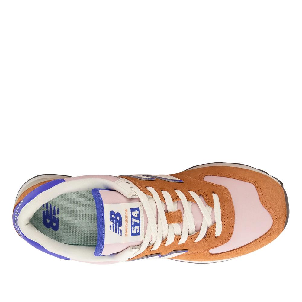 Topánky New Balance WL574QB – hnedý