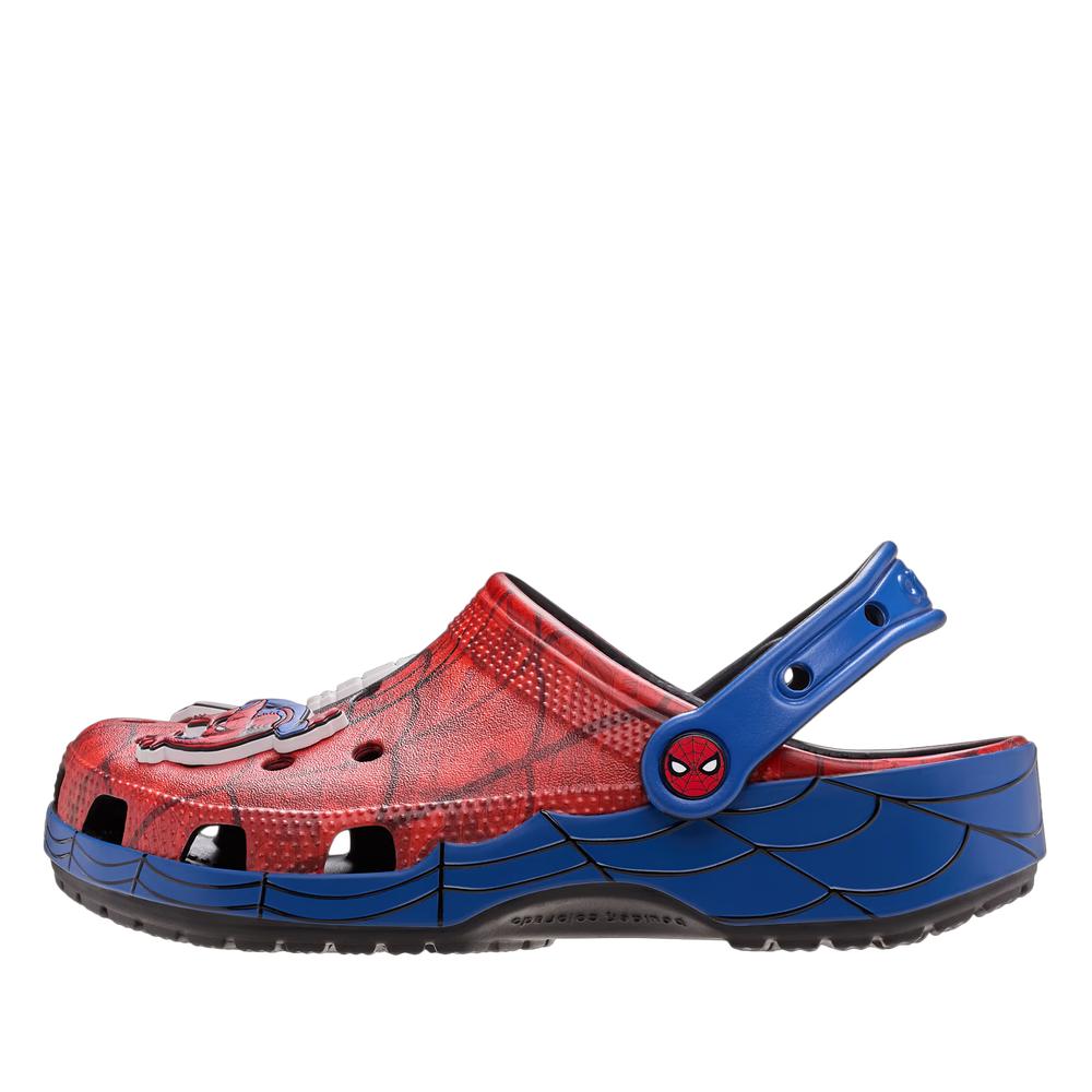 Klapky Crocs Spider-Man Classic Clog 211409-90H - červené